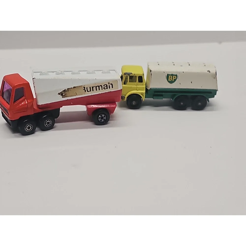 Matchbox Lesney Vintage  Job Lot Crane #30-BP #25-Dump Truck #48 Snow Plow #16